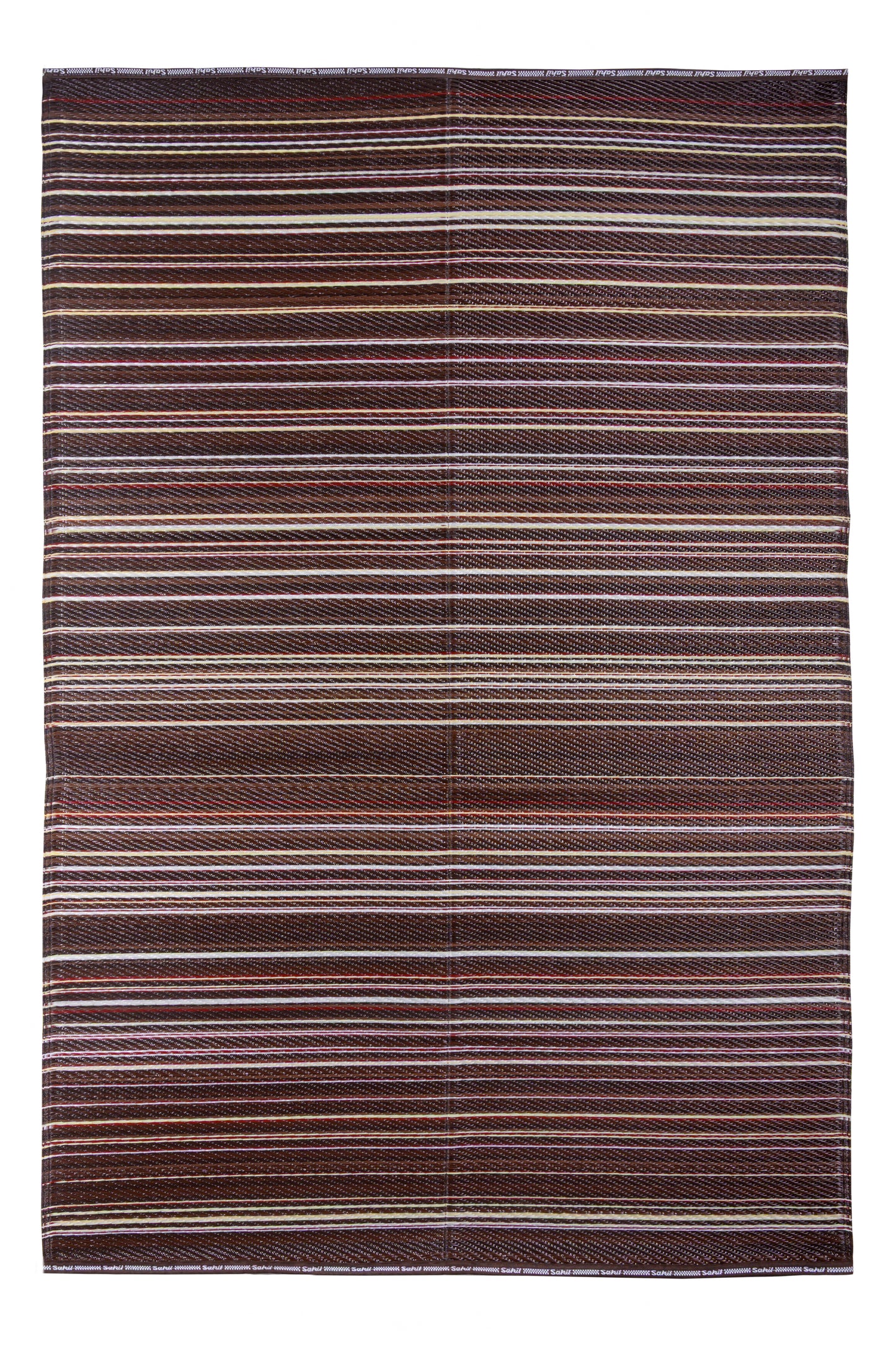 Rangoli Brown Plastic Mat
