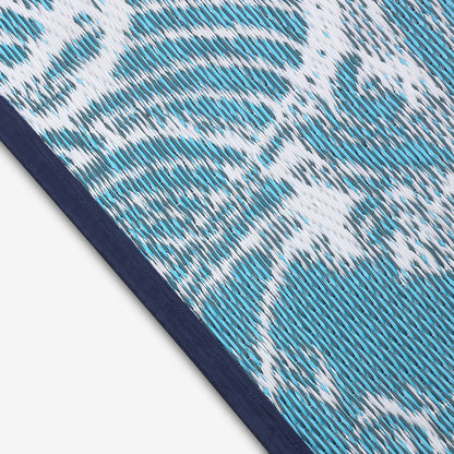 Deniz Teal Plastic Floor Mat | Elegant Indoor & Outdoor Flooring