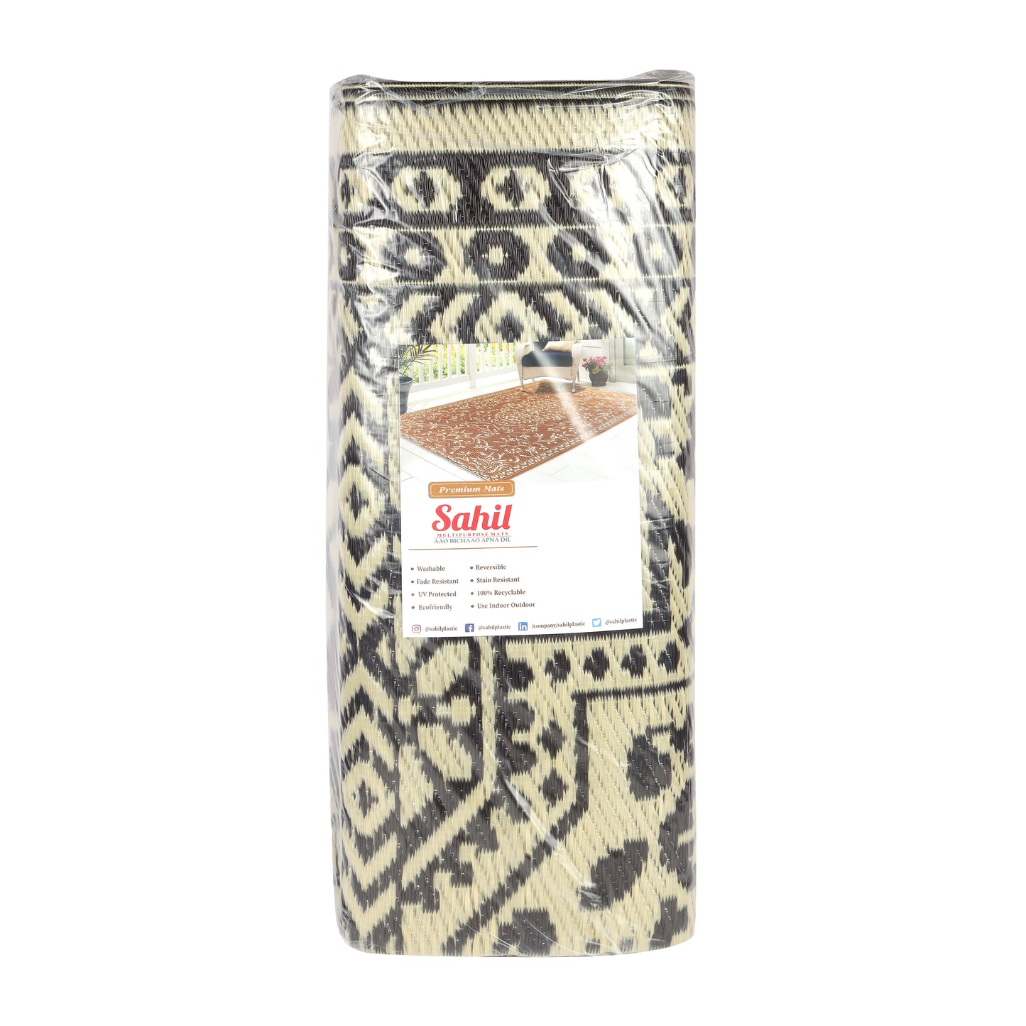 Deluxe Premium Plastic  Gold Floor Mat
