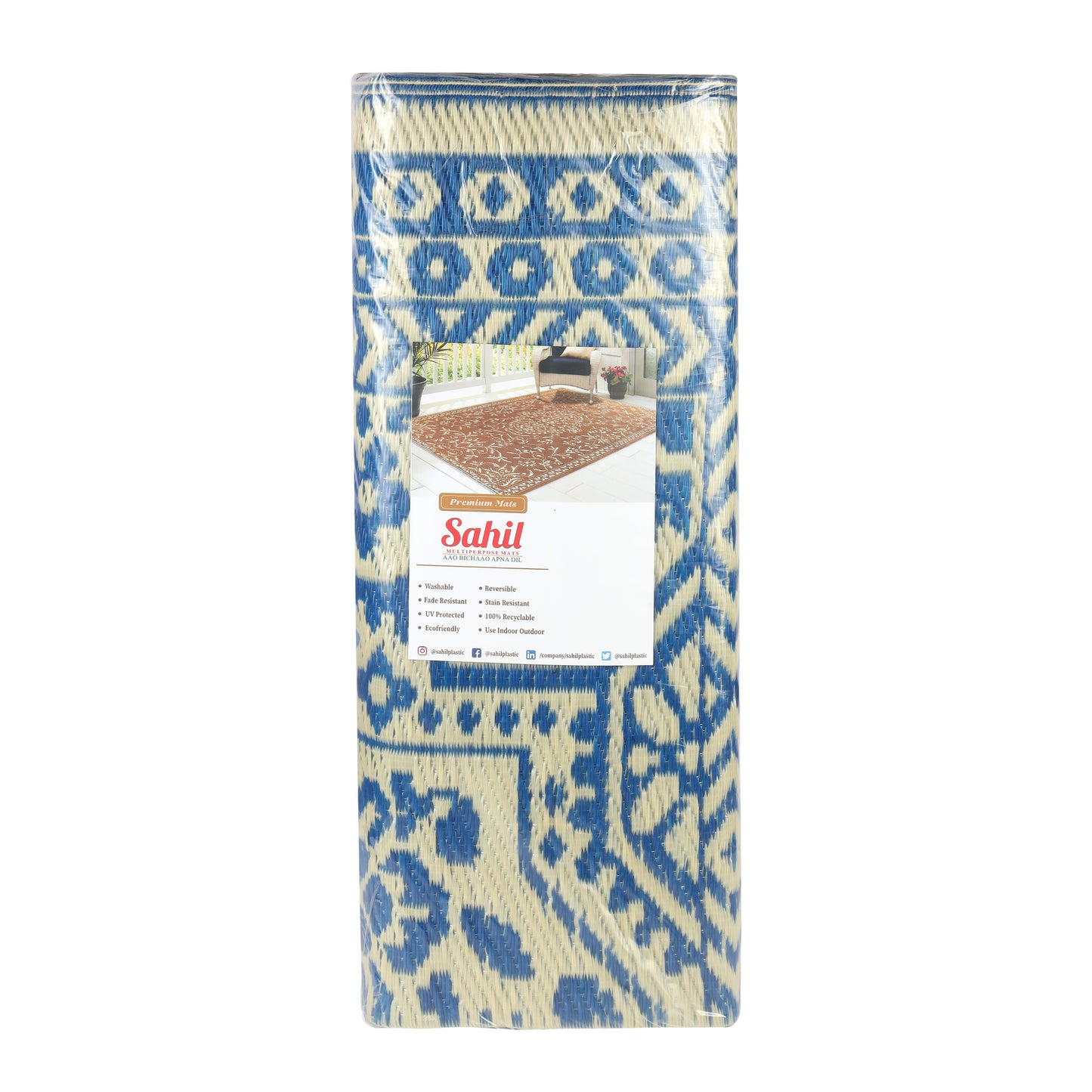 Deluxe Premium Plastic  Gold Floor Mat