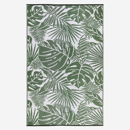 Fern Green Plastic Floor Mat | Nature-Inspired Indoor & Outdoor Flooring