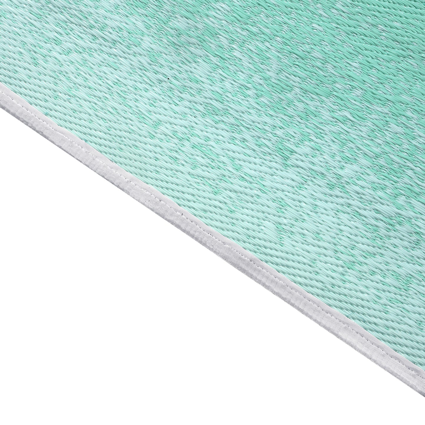 Murat Teal Green Premium Plastic Floor Mat | Reversible Indoor & Outdoor Mat