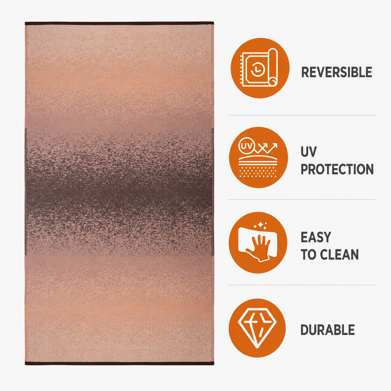 Murat Beige Premium Plastic Floor Mat