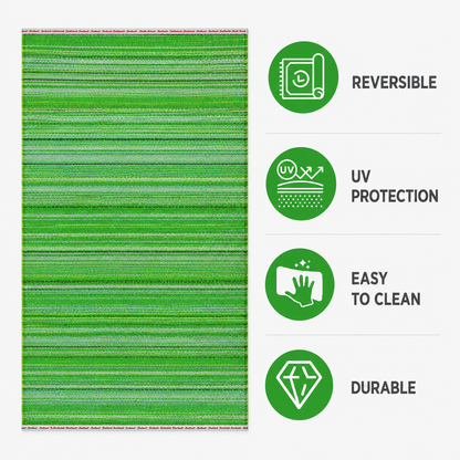 Rangoli Green Premium Plastic Floor Mat