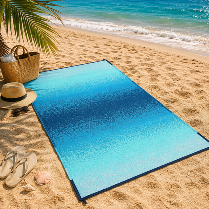 Murat Teal Premium Plastic Floor Mat | Durable Indoor & Outdoor Flooring