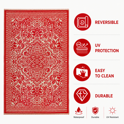 Deluxe Premium Plastic  Gold Floor Mat