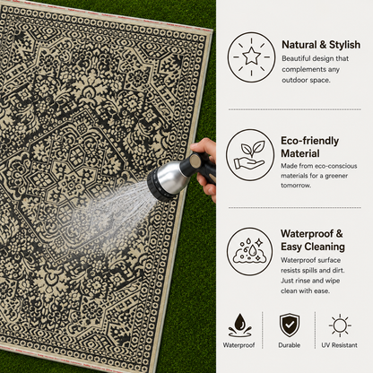 Deluxe Premium Plastic  Gold Floor Mat