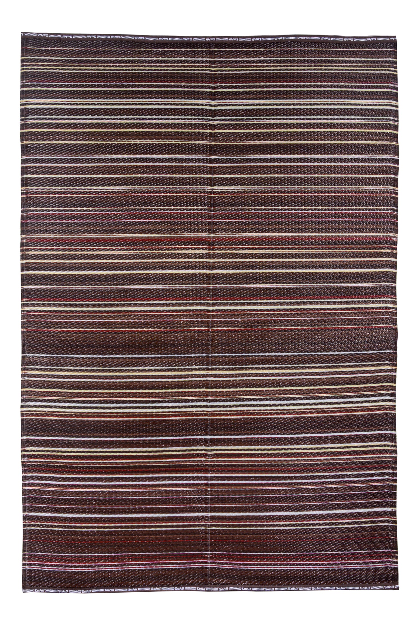 Rangoli Brown Plastic Mat