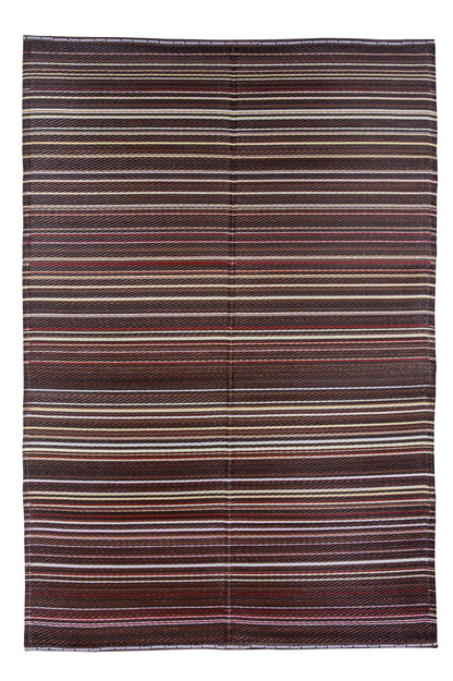Rangoli Brown Plastic Mat