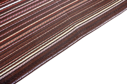 Rangoli Brown Plastic Mat