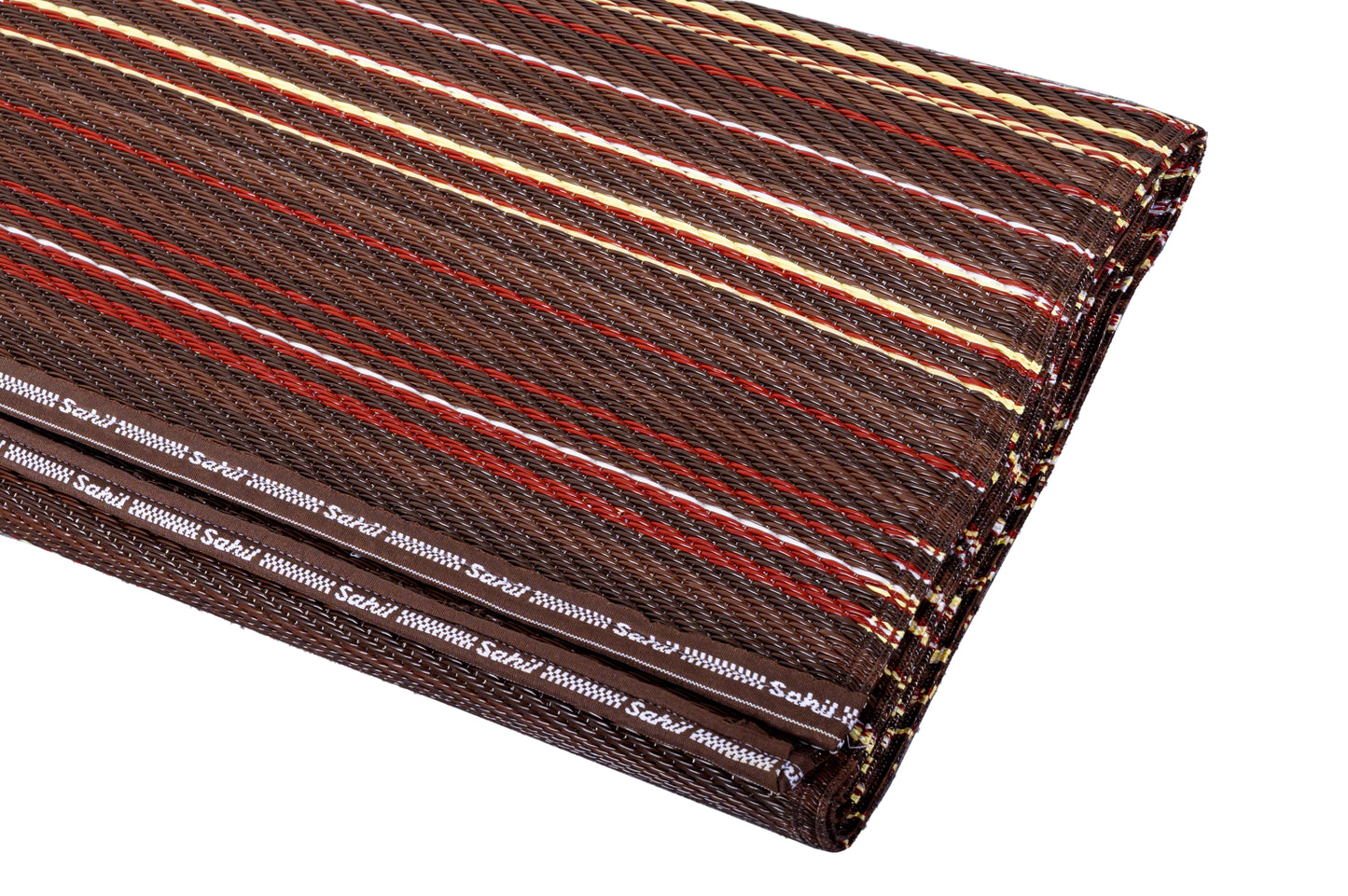 Rangoli Brown Plastic Mat