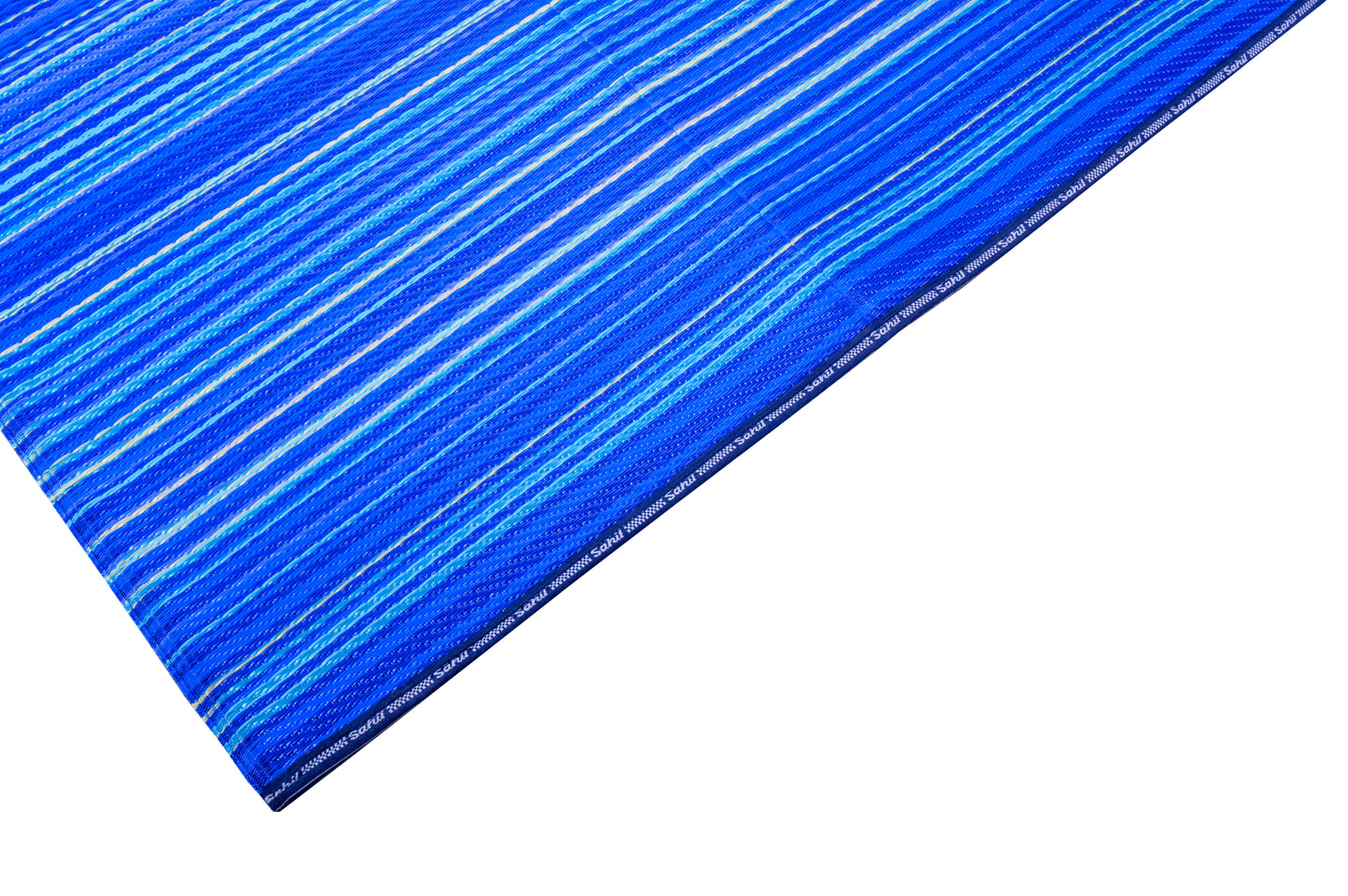 Rangoli dark blue plastic mat
