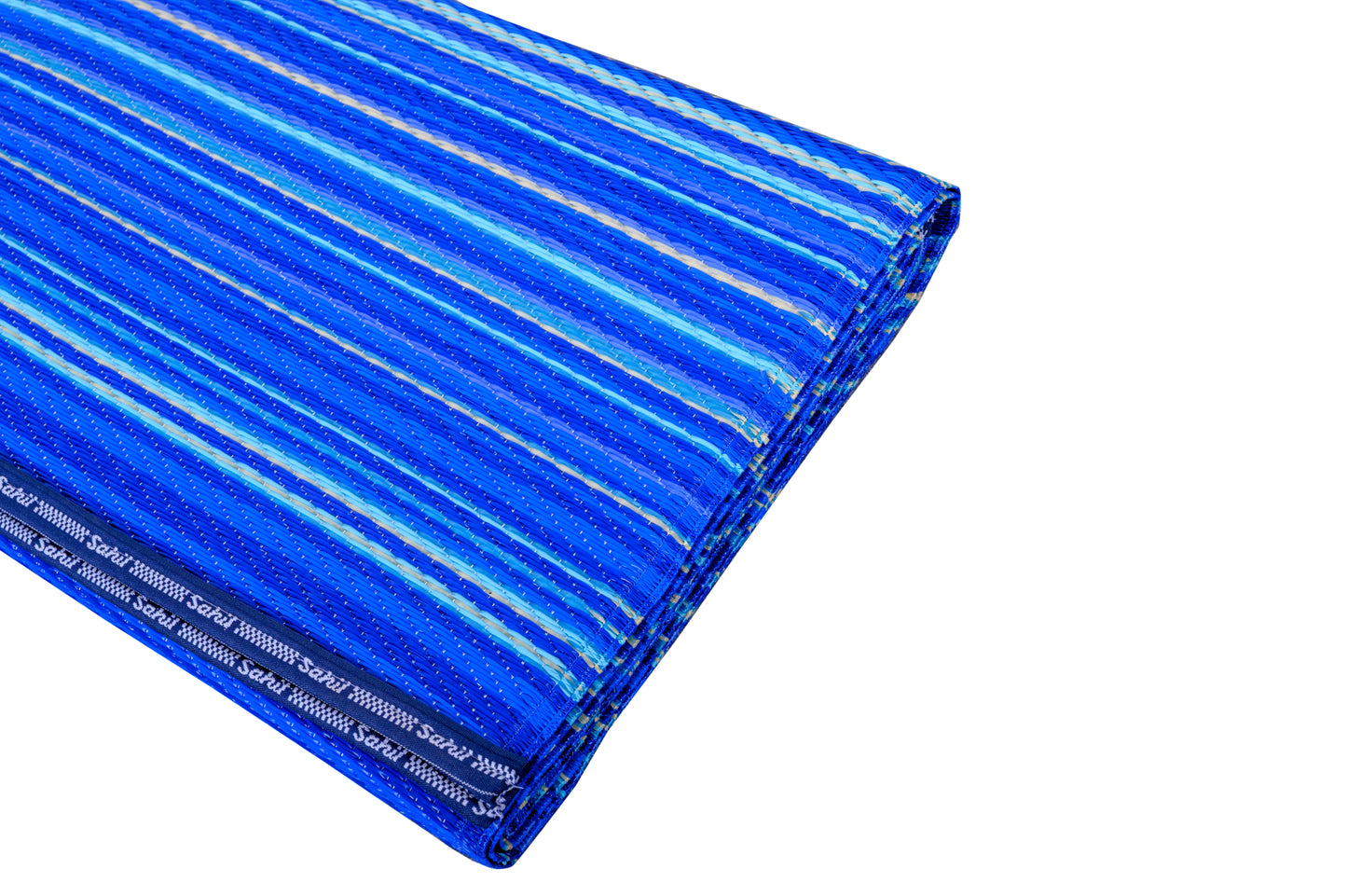 Rangoli dark blue plastic mat
