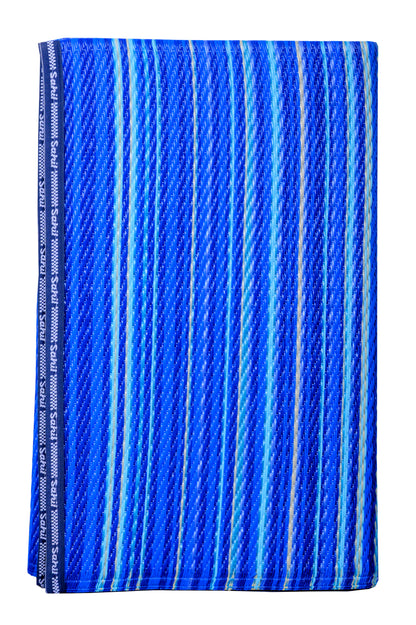 Rangoli dark blue plastic mat