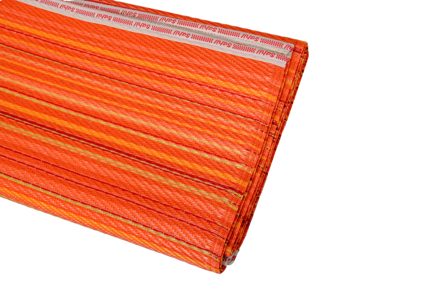 Rangoli Orange plastic mat