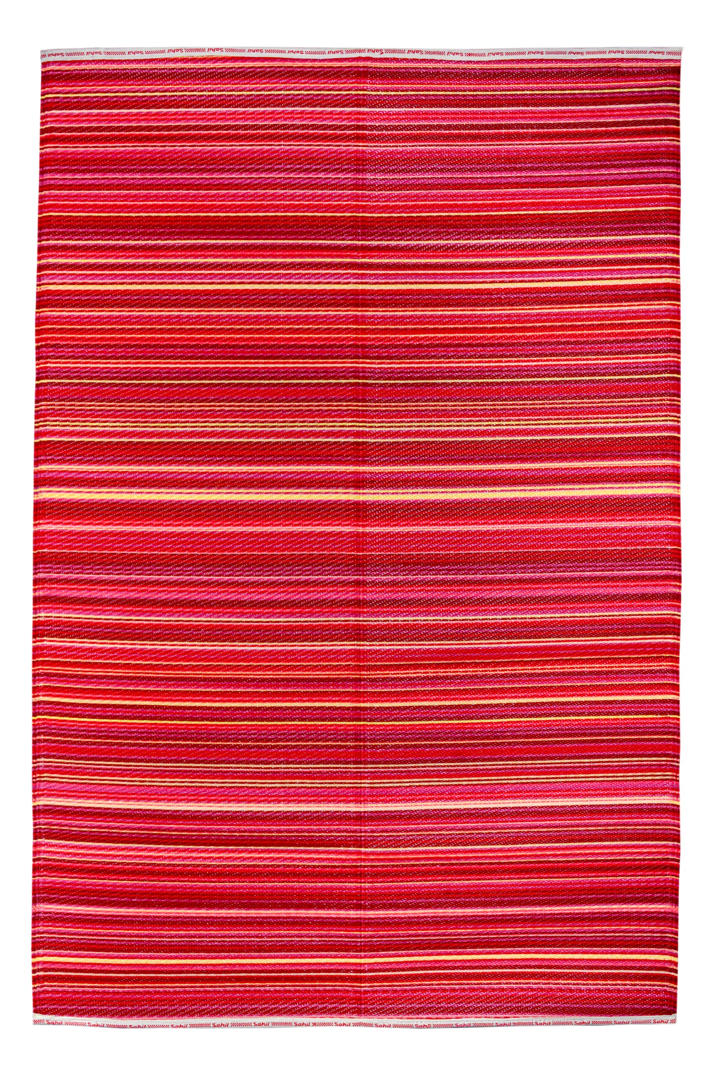 Rangoli Dark red plastic floor mat