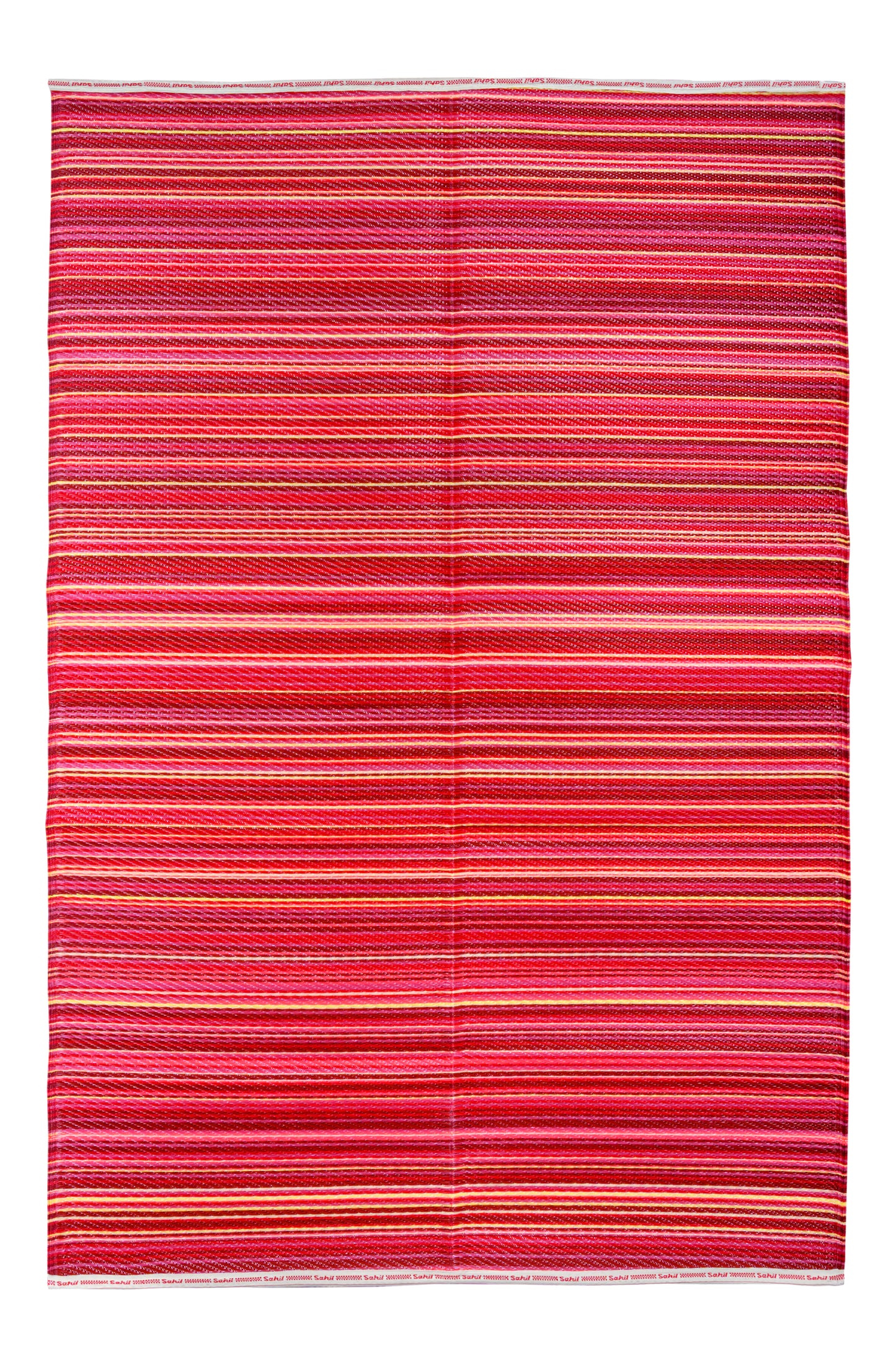 Rangoli Dark red plastic floor mat