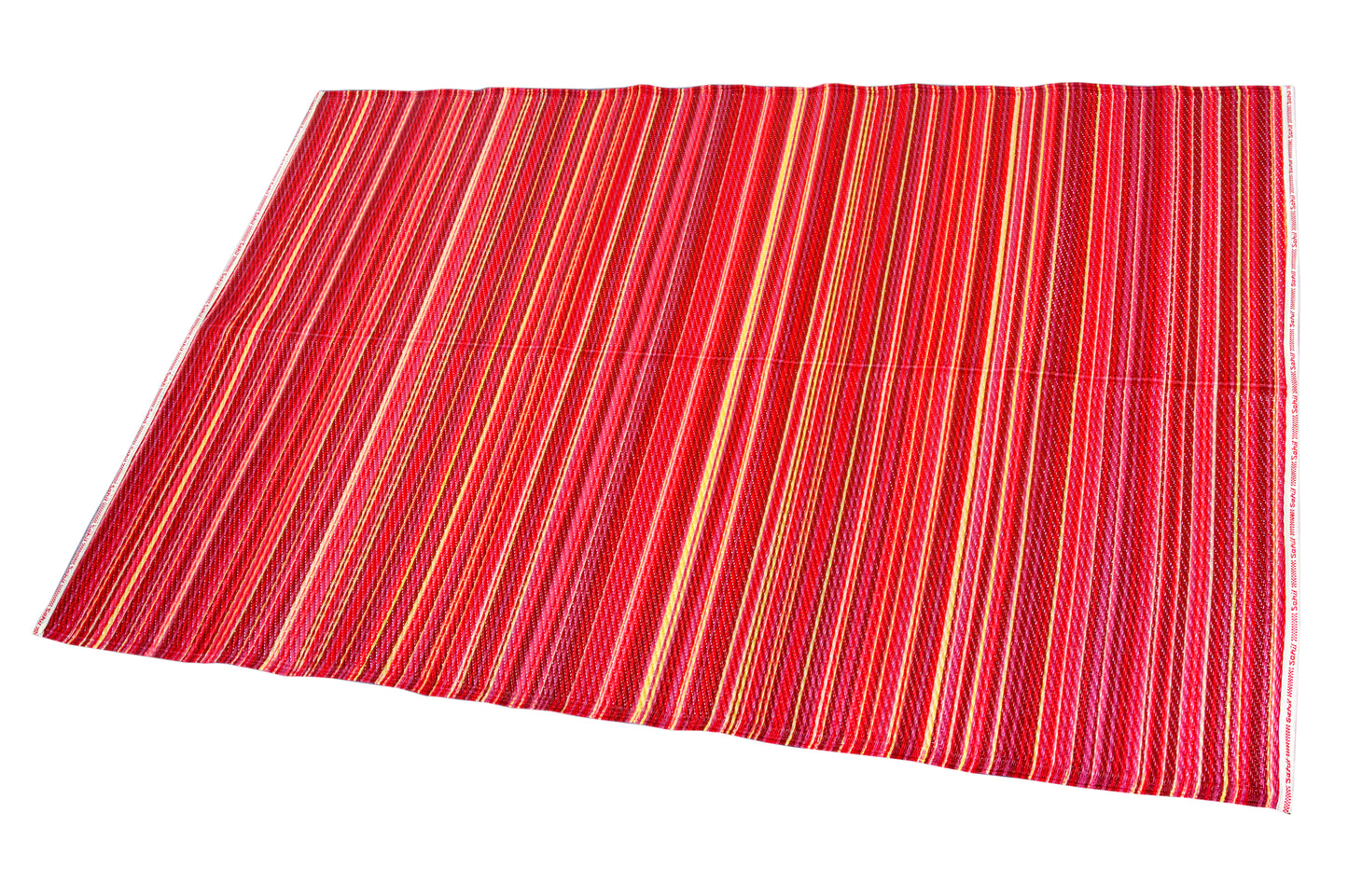 Rangoli Dark red plastic floor mat