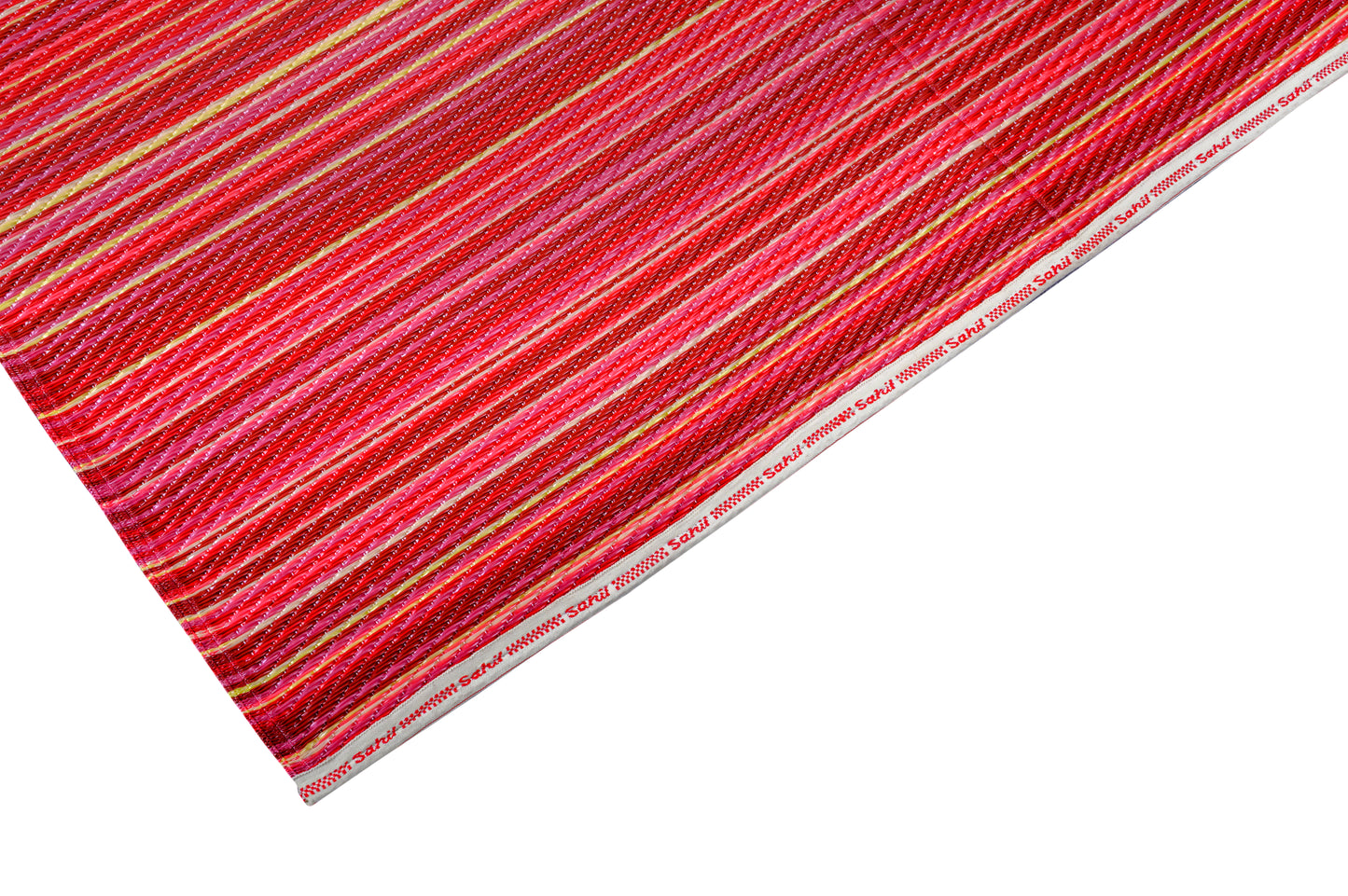 Rangoli Dark red plastic floor mat