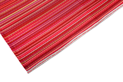 Rangoli Dark red plastic floor mat