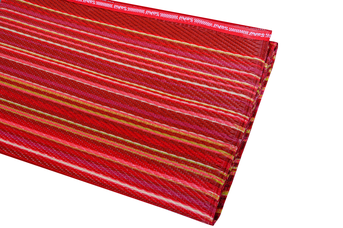 Rangoli Dark red plastic floor mat